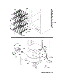 03 - System parts for Ge Freezer FUM9SMARWH from AppliancePartsPros.com