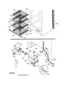 03 - System parts for Ge Freezer FUM17DMARWH from AppliancePartsPros.com