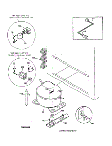 03 - Unit Parts parts for Ge Freezer FCM15DACWH from AppliancePartsPros.com