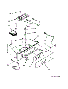 04 - Control Panel Parts parts for Ge Ice Machine ZDI15CABB from AppliancePartsPros.com