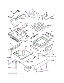 02 - Evaporator, Ice Cutter Grid & Water Parts parts for Ge Ice Machine ZDIS150WSS from AppliancePartsPros.com