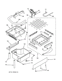 02 - Evaporator, Ice Cutter Grid & Water Parts parts for Ge Ice Machine ZDIS15CSSD from AppliancePartsPros.com