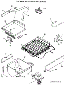02 - Evaporator, Ice Cutter Grid & Water Parts parts for Ge Ice Machine ZDIB50XA from AppliancePartsPros.com
