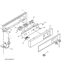 03 - Escutcheon & Control Components parts for Ge Ice Machine ZDIB50YB from AppliancePartsPros.com
