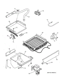 02 - Evaporator, Ice Cutter Grid & Water Parts parts for Ge Ice Machine ZDIW50YB from AppliancePartsPros.com