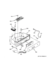 04 - Control Panel Parts parts for Ge Ice Machine ZDIC150WBBD from AppliancePartsPros.com