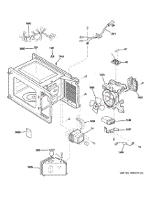 05 - Interior Parts (1) parts for Ge Microwave JES1651SJ03 from AppliancePartsPros.com