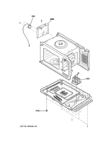 06 - Interior Parts (2) parts for Ge Microwave JES1651SJ03 from AppliancePartsPros.com