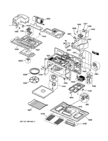 02 - Unit Parts & Base parts for Ge Microwave JVM1490WD003 from AppliancePartsPros.com