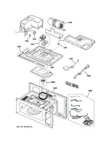 04 - Interior Parts (2) parts for Ge Microwave JVM1490CH02 from AppliancePartsPros.com