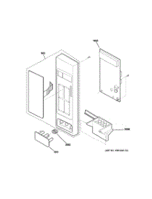 02 - Control Parts parts for Ge Microwave PEB2060DM1BB from AppliancePartsPros.com