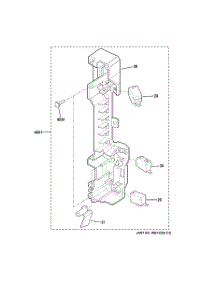04 - Latch Board Parts parts for Ge Microwave PVM1790SR1SS from AppliancePartsPros.com