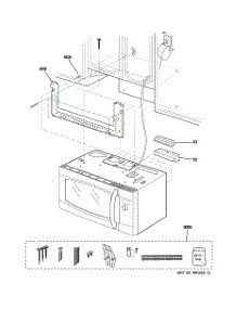 07 - Installation Parts parts for Ge Microwave PSA2200RBB02 from AppliancePartsPros.com