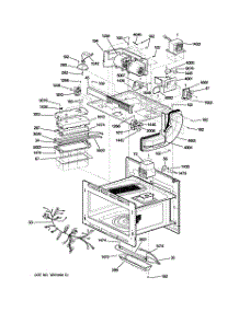 05 - Interior Parts (2) parts for Ge Microwave SCB1000KCC02 from AppliancePartsPros.com