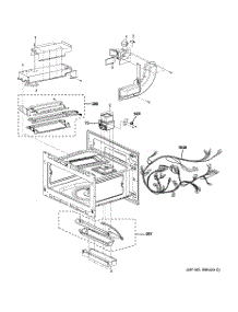 07 - Insulator Parts (2) parts for Ge Microwave PSB2201NSS01 from AppliancePartsPros.com