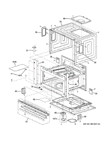03 - Oven Cavity Parts parts for Ge Microwave ZSC2201NSS01 from AppliancePartsPros.com