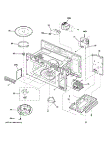 05 - Interior Parts (1) parts for Ge Microwave JVM2052DN1BB from AppliancePartsPros.com