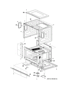 03 - Oven Cavity parts for Ge Microwave PSB1200NWW01 from AppliancePartsPros.com