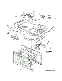 06 - Interior Parts (2) parts for Ge Microwave JVM2052SN1SS from AppliancePartsPros.com