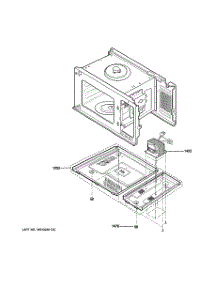 06 - Interior Parts (2) parts for Ge Microwave JES735WJ03 from AppliancePartsPros.com