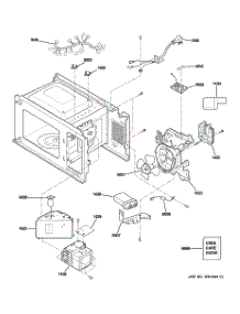 05 - Interior Parts (1) parts for Ge Microwave JES0736SM3SS from AppliancePartsPros.com