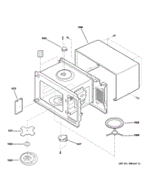 03 - Oven Cavity Parts parts for Ge Microwave JEB1860DM1BB from AppliancePartsPros.com