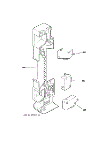 04 - Latch Board Parts parts for Ge Microwave JEB1860DM1BB from AppliancePartsPros.com