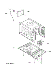 06 - Interior Parts (2) parts for Ge Microwave JEB1860DM1CC from AppliancePartsPros.com