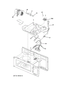 06 - Interior Parts (2) parts for Ge Microwave HVM1540DM2BB from AppliancePartsPros.com