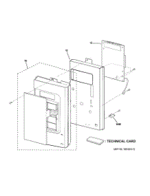 02 - Control Parts parts for Ge Microwave JNM1541DM2CC from AppliancePartsPros.com