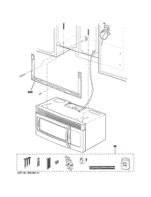 07 - Installation Parts parts for Ge Microwave JNM1541DM2CC from AppliancePartsPros.com