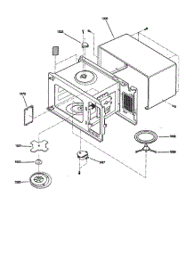 Flat Case / Motor parts for Ge Microwave JEB1860SMSS from AppliancePartsPros.com