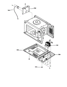 Transformer / Base Plate parts for Ge Microwave JEB1860SMSS from AppliancePartsPros.com