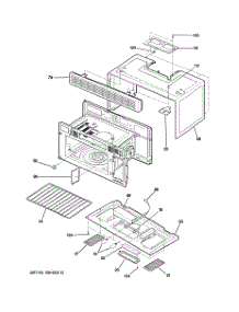 03 - Oven Cavity Parts parts for Ge Microwave JVM1640BH001 from AppliancePartsPros.com