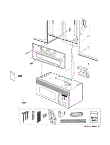 07 - Installation Parts parts for Ge Microwave SCA2000FWW02 from AppliancePartsPros.com