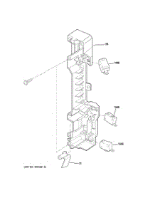 04 - Latch Board Parts parts for Ge Microwave JVM1540DM1WW from AppliancePartsPros.com