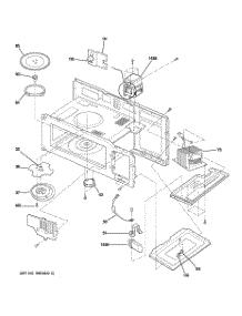 05 - Interior Parts (1) parts for Ge Microwave HVM1540DM1WW from AppliancePartsPros.com