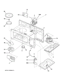 05 - Interior Parts (1) parts for Ge Microwave JNM1541DM1CC from AppliancePartsPros.com