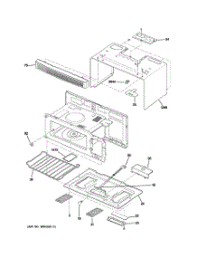 03 - Oven Cavity Parts parts for Ge Microwave JVM1540DM1BB from AppliancePartsPros.com