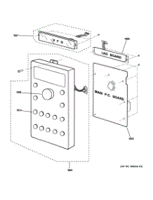 02 - Controller Parts parts for Ge Microwave SCA2001KSS01 from AppliancePartsPros.com