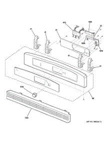 02 - Control Panel parts for Ge Microwave SCB2001KSS02 from AppliancePartsPros.com