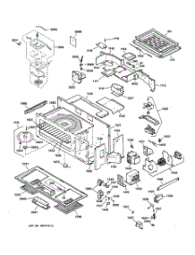 02 - Body Parts parts for Ge Microwave JVM1190SY01 from AppliancePartsPros.com