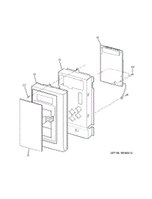02 - Controller Parts parts for Ge Microwave JVM1533BD05 from AppliancePartsPros.com