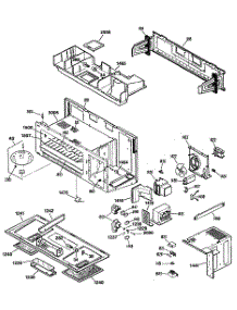 02 - Section2 parts for Ge Microwave JVM141K04 from AppliancePartsPros.com