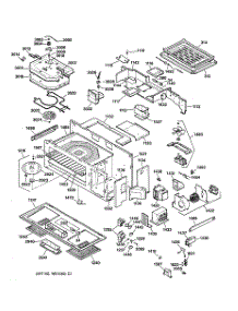 02 - Body Parts parts for Ge Microwave JVM1090BW01 from AppliancePartsPros.com