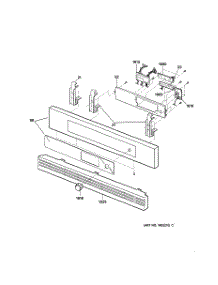 02 - Control Panel parts for Ge Microwave ZSC2001CSS02 from AppliancePartsPros.com