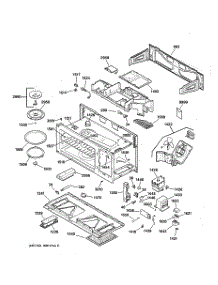 02 - Base, Stirrer & Electronics parts for Ge Microwave JVM1350SY02 from AppliancePartsPros.com