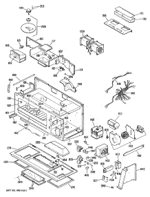 02 - Section2 parts for Ge Microwave JVM141H01 from AppliancePartsPros.com
