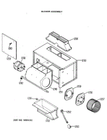 02 - Blower Assembly parts for Ge Microwave JVM70001 from AppliancePartsPros.com