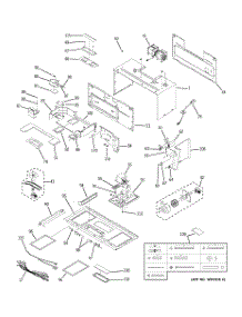02 - Case & Interior Parts parts for Ge Microwave JVM1190BY003 from AppliancePartsPros.com
